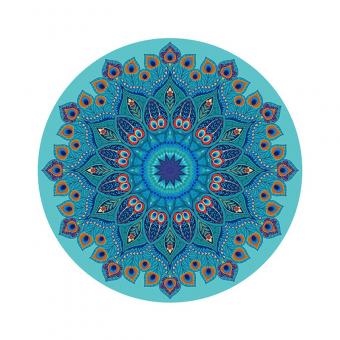tapis de yoga en daim et caoutchouc