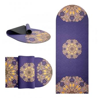 Tapis de yoga en suédine
