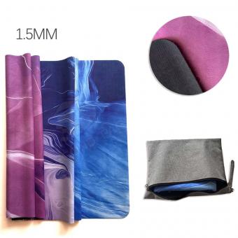 tapis de yoga en suédine
